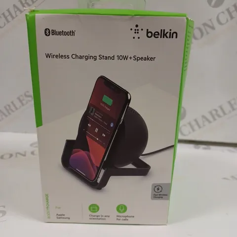BELKIN WIRELESS CHARGING STAND 10W SPEAKER
