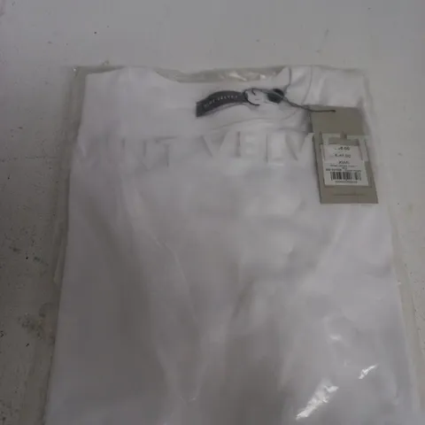 MINT VELVET WHITE ULTIMATE COTTON T-SHIRT – XSML 