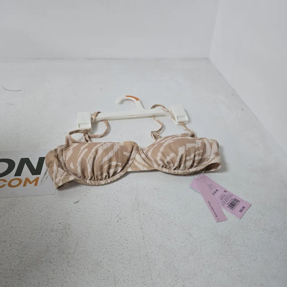 BOX OF APPROXIMATELY 12 WILD FABLE PADDED BRALETTE - BEIGE - SIZE S