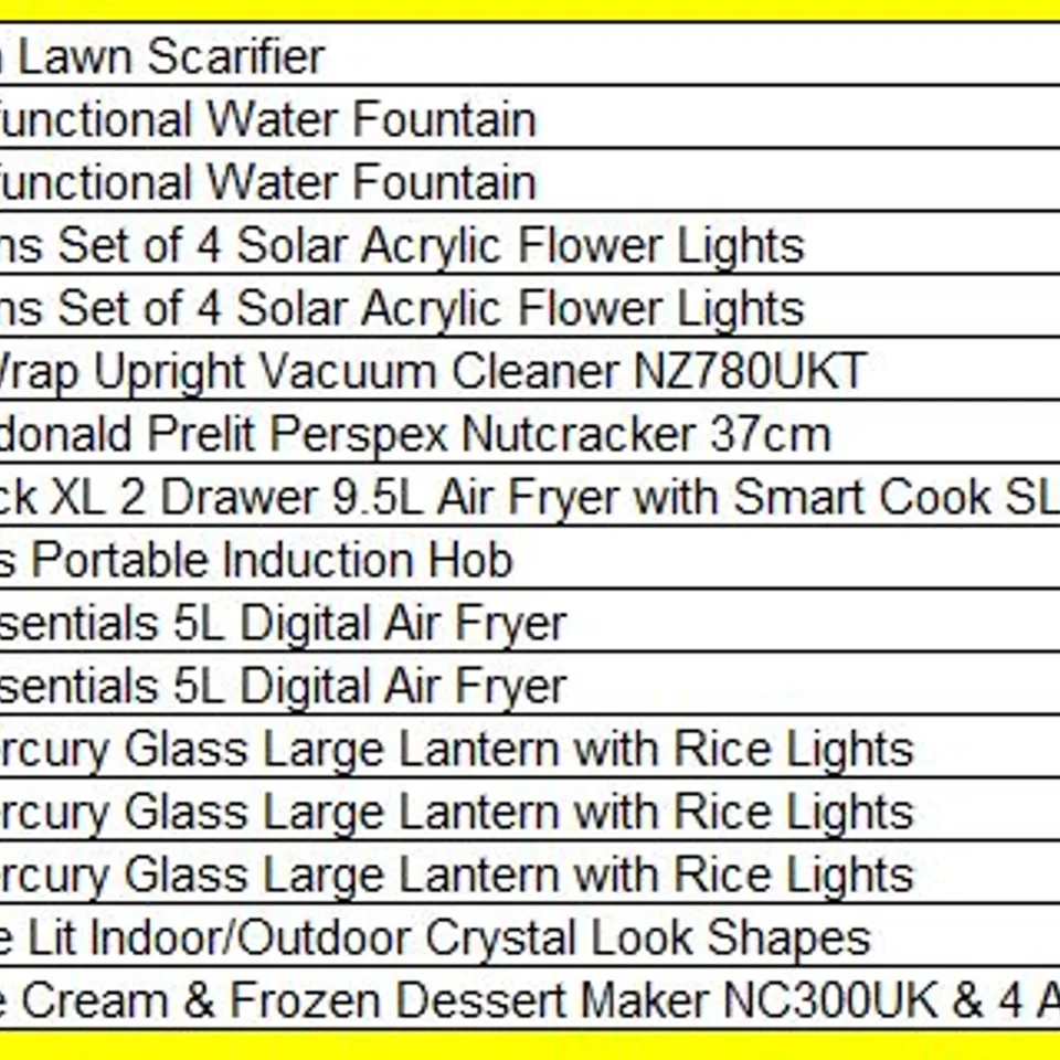 PALLET OF APPROXIMATELY 16 ASSORTED HOUSEHOLD AND GARDEN PRODUCTS TO INCLUDE;