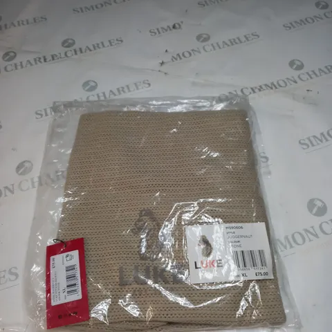 BAGGED LUKE 1977 JUGGERNAUT KNITTED POLO SIZE XL