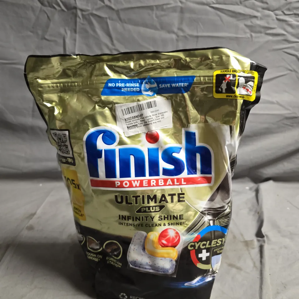 FINISH POWERBALL ULTIMATE PLUS INFINITY SHINE DISHWASHER TABLETS 