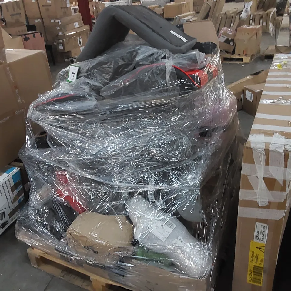 PALLET OF ASSORTED CONSUMER PRODUCTS/FURNITURE PARTS ECT