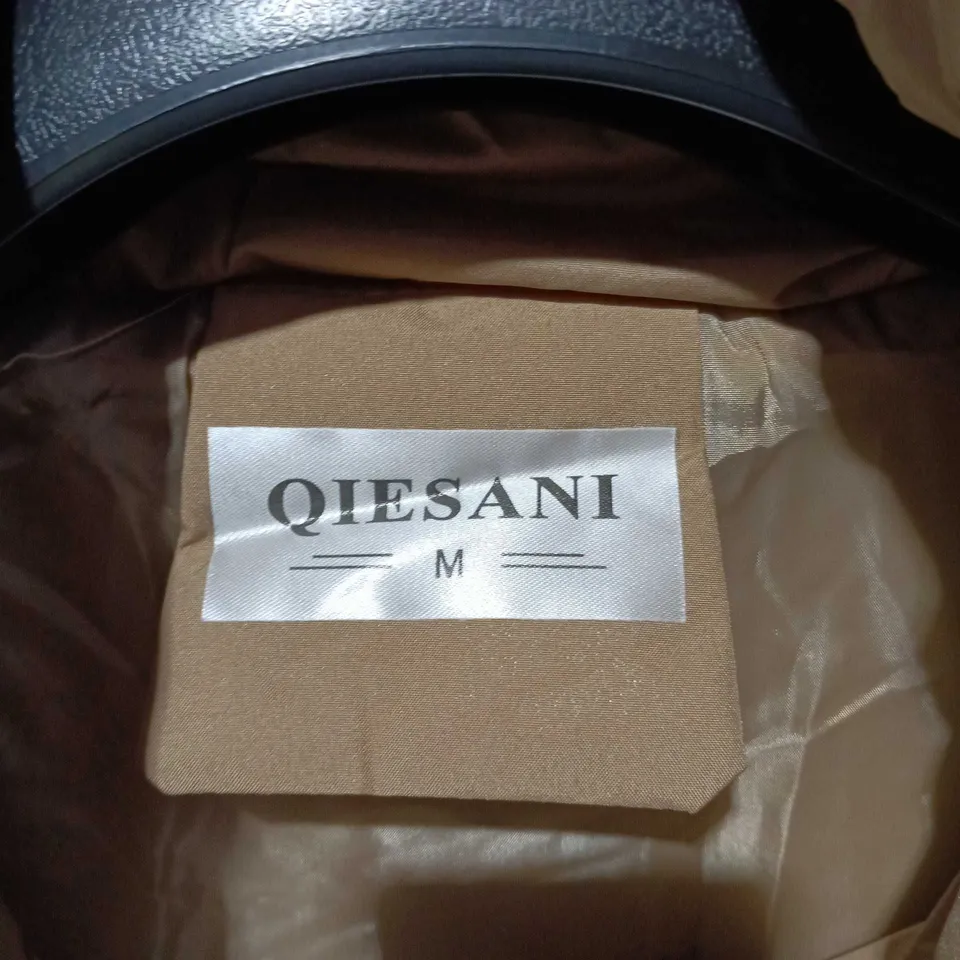QIESANI PADDED PUFFER VEST – TAN – SIZE M 