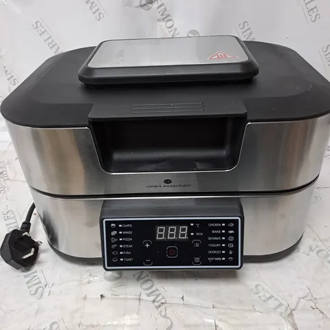 BOXED COOK'S ESSENTIALS GRILL & AIRFRYER 5.5L