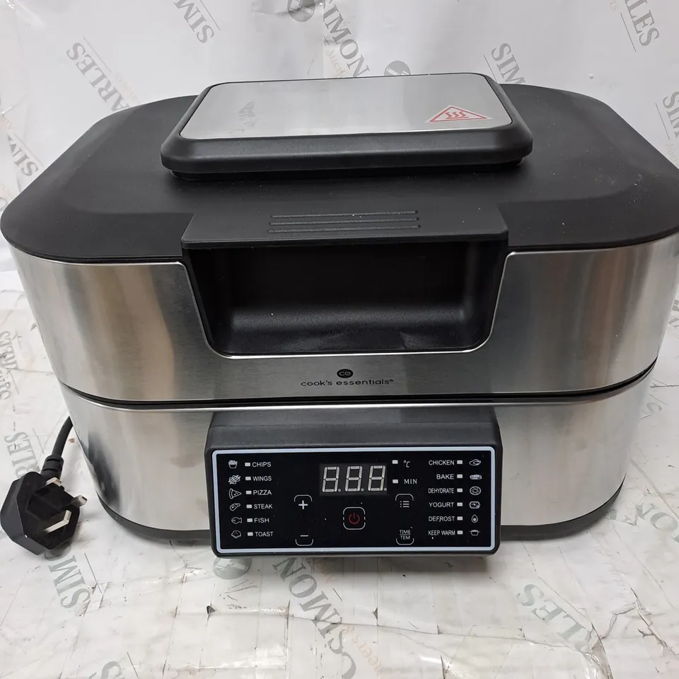 BOXED COOK'S ESSENTIALS GRILL & AIRFRYER 5.5L