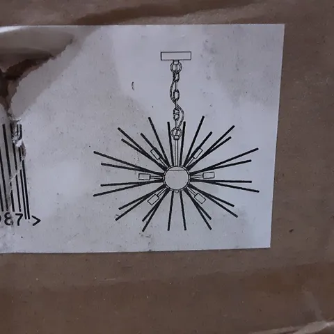 BOXED ASHLEIGH 9-LIGHT SPUTNIK CHANDELIER