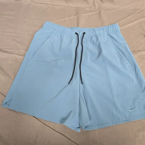 NIKE DRI-FIT MEN'S TRAINING SHORTS – LIGHT BLUE, SIZE M (DV9340-006)