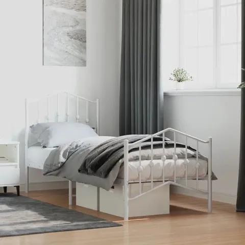 BOXED AFRIN METAL BED // SIZE UNSPECIFIED (1 BOX)