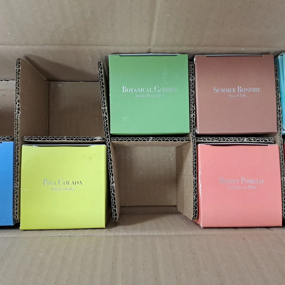 PRICE'S CANDLES SET OF 10 SUMMER JAR CANDLES IN GIFT BOXES