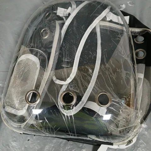 UNBRANDED PETS CLEAR BACKPACK 