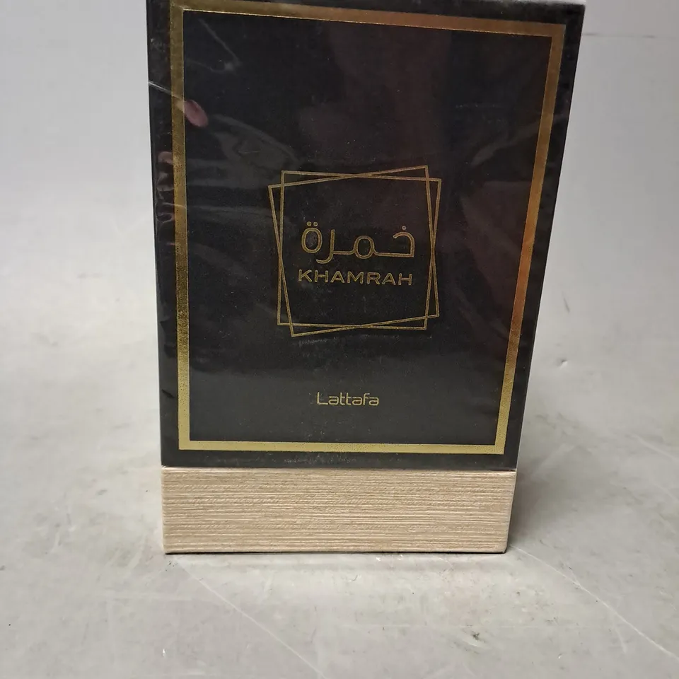 BOXED AND SEALED KHAMRAH LATTAFA EAU DE PARFUM 100ML