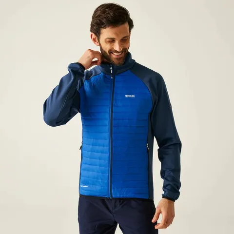 BRAND NEW REGATTA MENS CLUMBER HYBRID PADDED JACKET SNORKEL BLUE MOONLIGHT DENIM 5XL