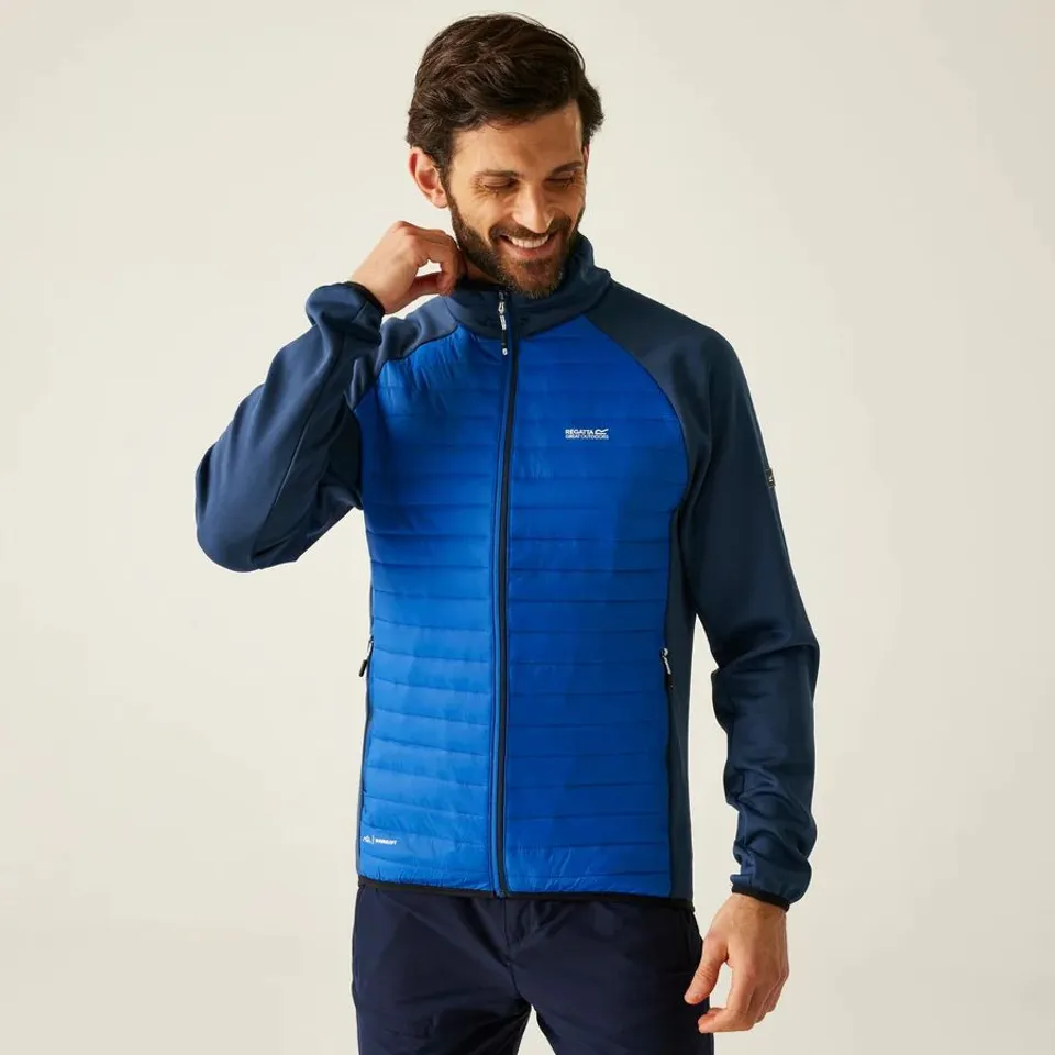 BRAND NEW REGATTA MENS CLUMBER HYBRID PADDED JACKET SNORKEL BLUE MOONLIGHT DENIM 5XL
