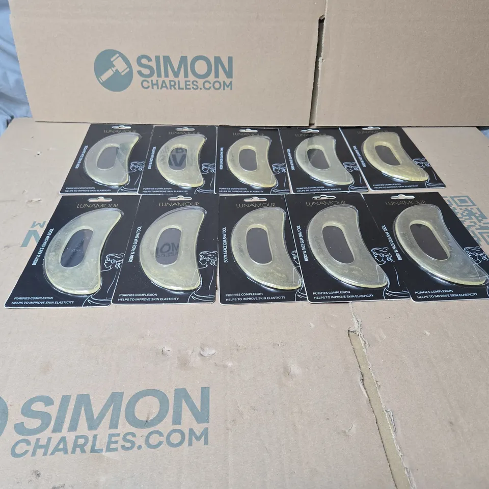 10 X LUNA'MOUR BODY AND FACE GUA SHA TOOL 