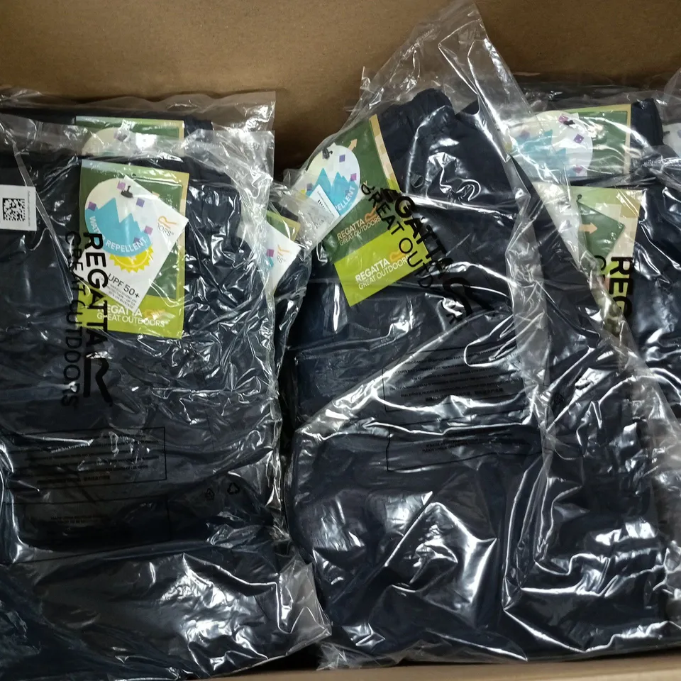 APPROXIMATELY 28 BRAND NEW REGATTA KIDS SORCER MT TRS VI IN NAVY - 7-8 YRS