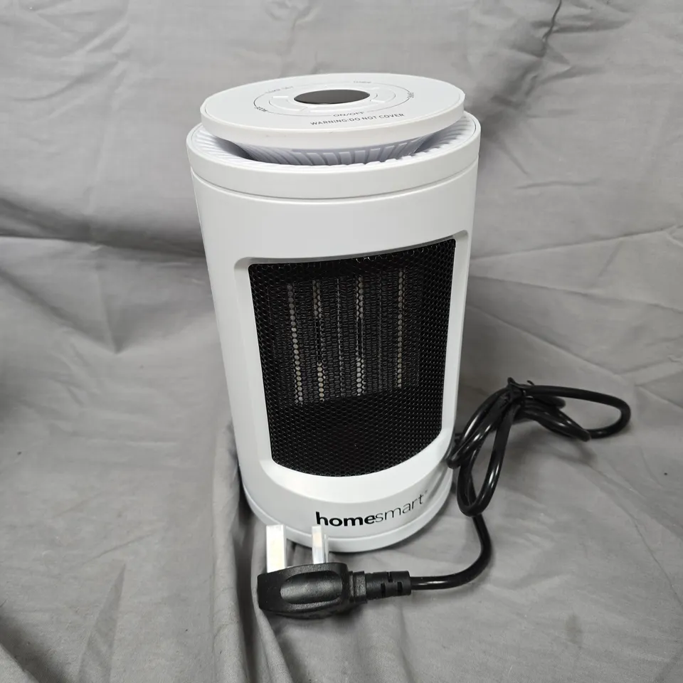 BOXED HOMESMART PORTABLE ELECTRIC SPACE HEATER, WHITE