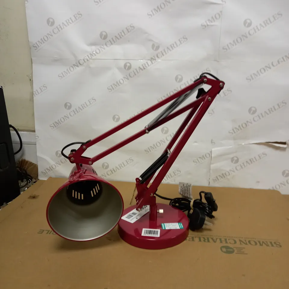 JOHN LEWIS ELLIOT TASK RED LAMP