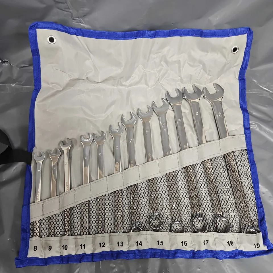 CHROME VANADIUM COMBINATION WRENCH SET 