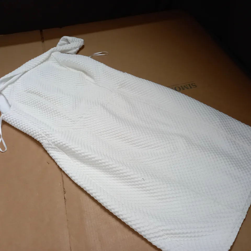 LIPSY LONDON MICHELLE KEEGAN WHITE DRESS - UK 12