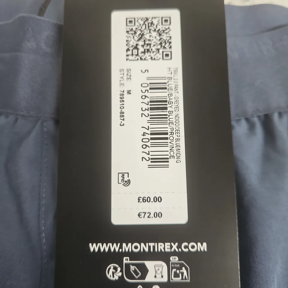 MONTIREX TRAIL 2.0 PANTS IN BLUE - M