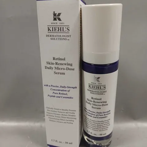 BOXED KIEHL'S RETINOL SKIN-RENEWING DAILY MICRO-DOSE SERUM 50ML