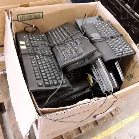 PALLET OF APPROXIMATELY 116 ASSORTED KEYBOARDS