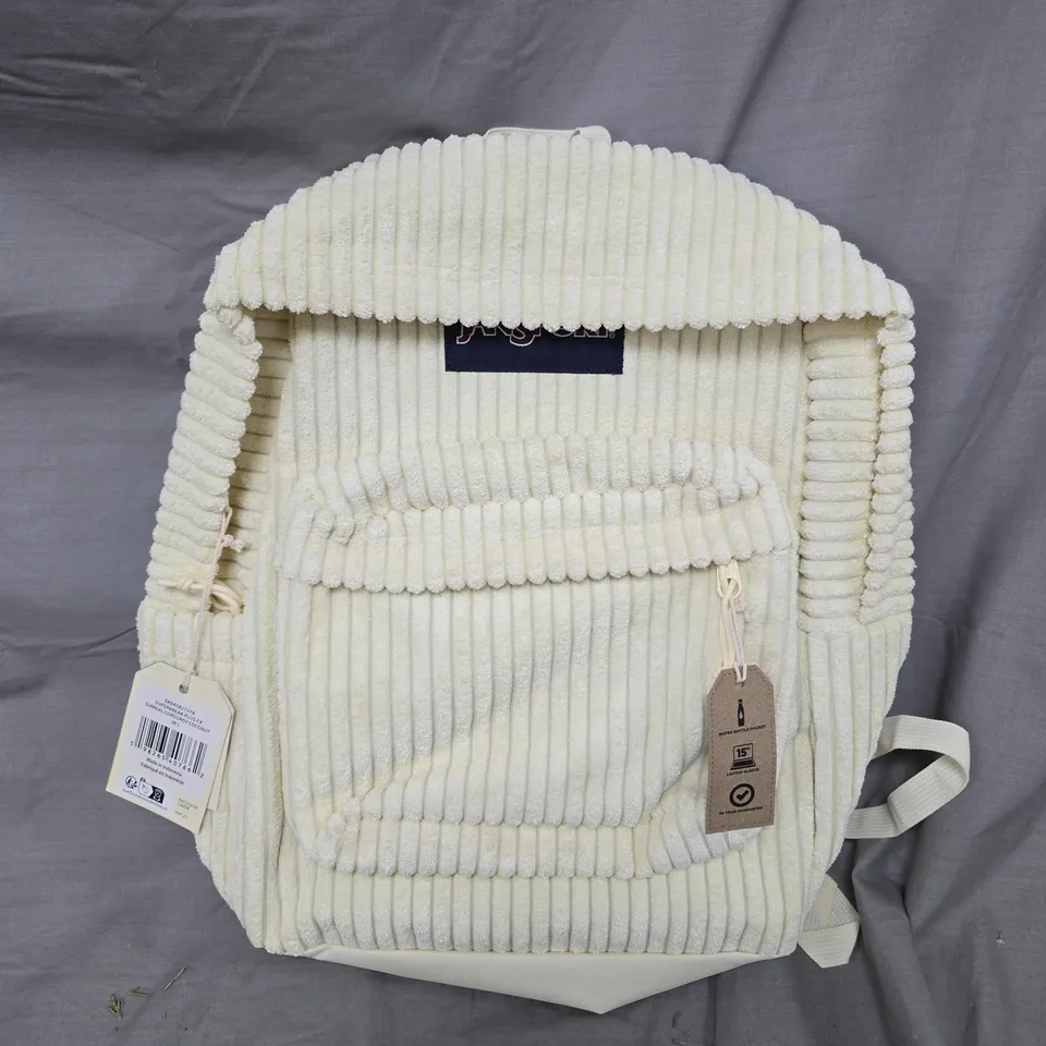 JANSPORT SUPERBREAK PLUS FX SURREAL CORDUROY COCONUT BACKPACK 26L