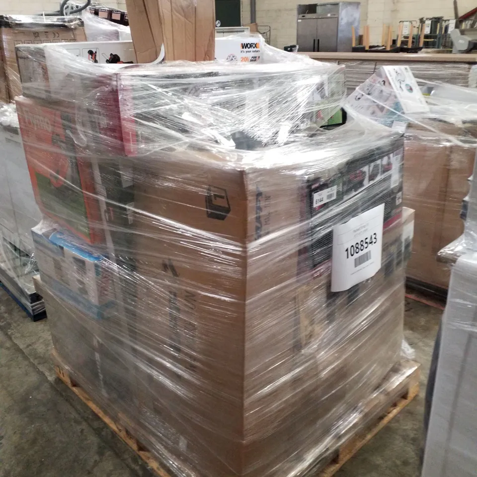 PALLET OF APPROXIMATELY 16 UNPROCESSED RAW RETURN HOUSEHOLD AND ELECTRICAL GOODS TO INCLUDE;