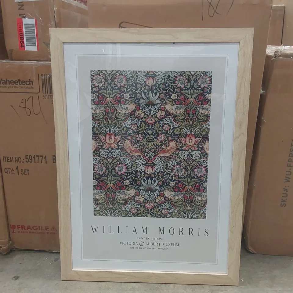 FRAMED WILLIAM MORRIS PRINT