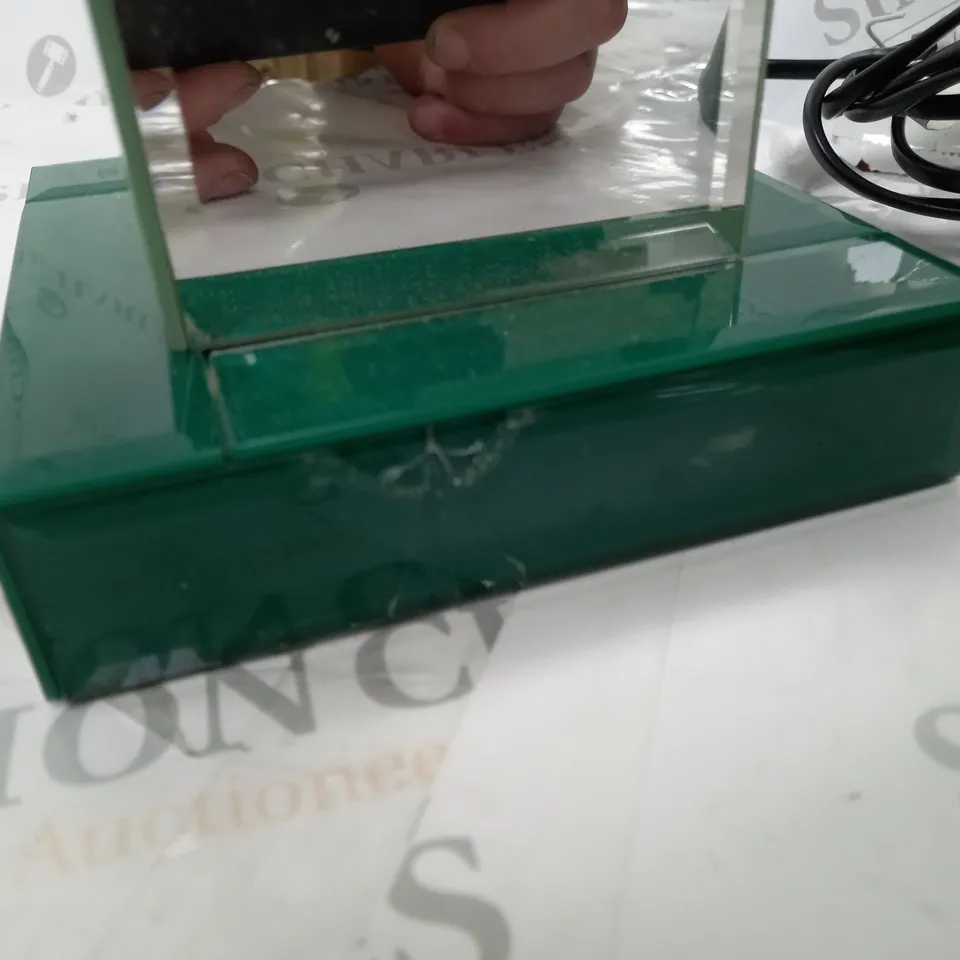 JULIEN MACDONALD TIERED LAMP, GREEN