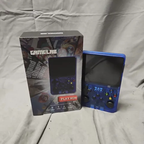 BOXED GAMELAB HANDHELD CONSOLE – BLUE, BOXED