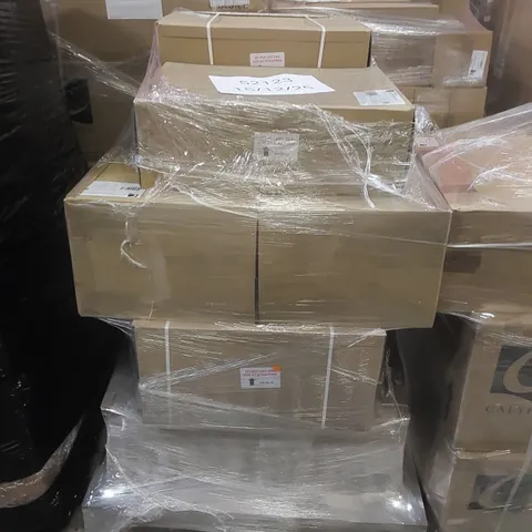 PALLET CONTAINING A LARGE QUANTITY OF ASSORTED BATHROOM FURNITURE PARTS INCLUDING: CALYPSO BASE CARCASSES ECT