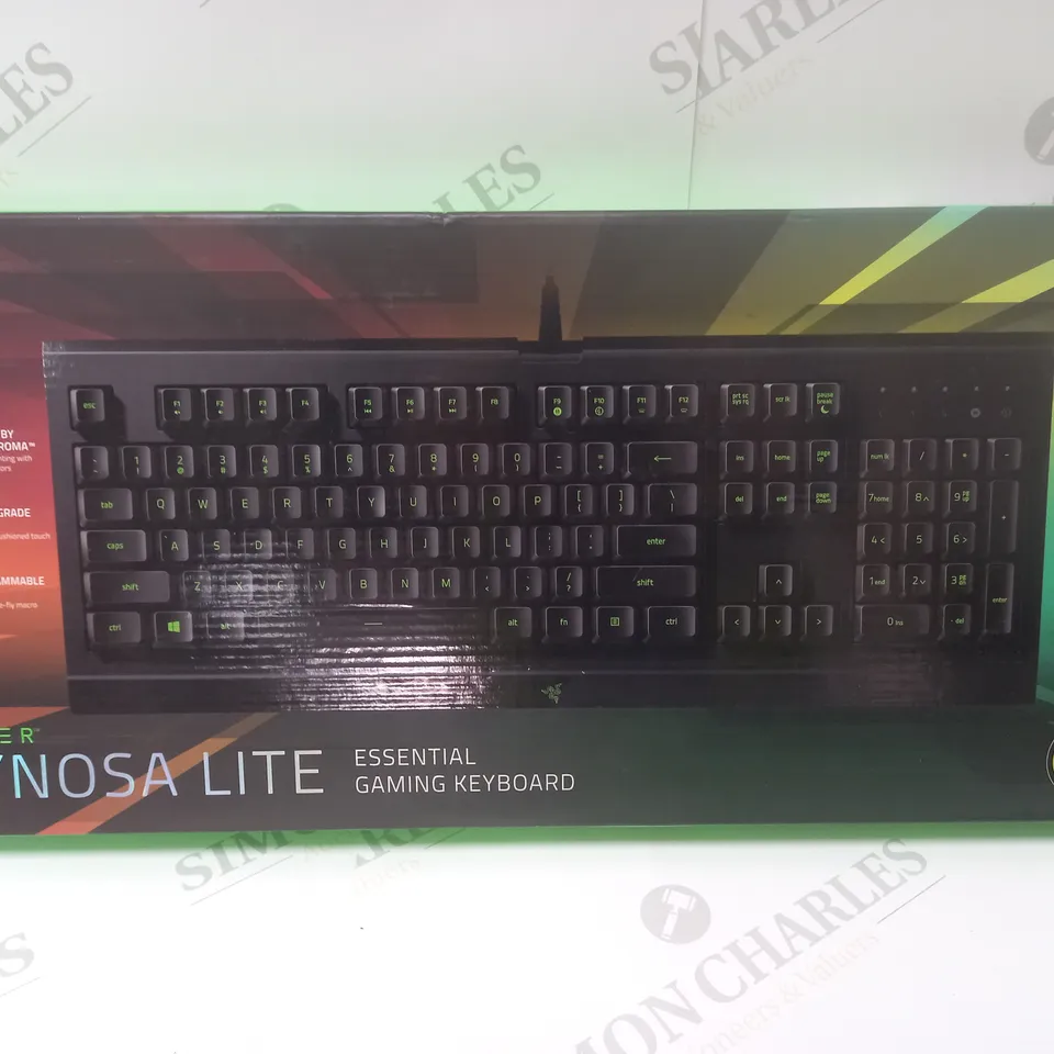 BRAND NEW BOXED RAZER CYNOSA LITE ESSENTIAL GAMING KEYBOARD