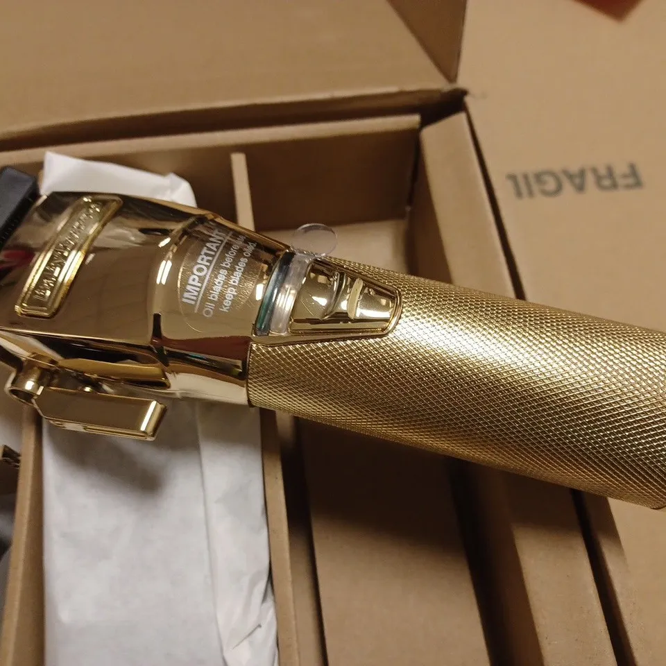 BOXED BABYLISS PRO SUPER MOTOR HEAVY DUTY METAL CORDLESS CLIPPERS