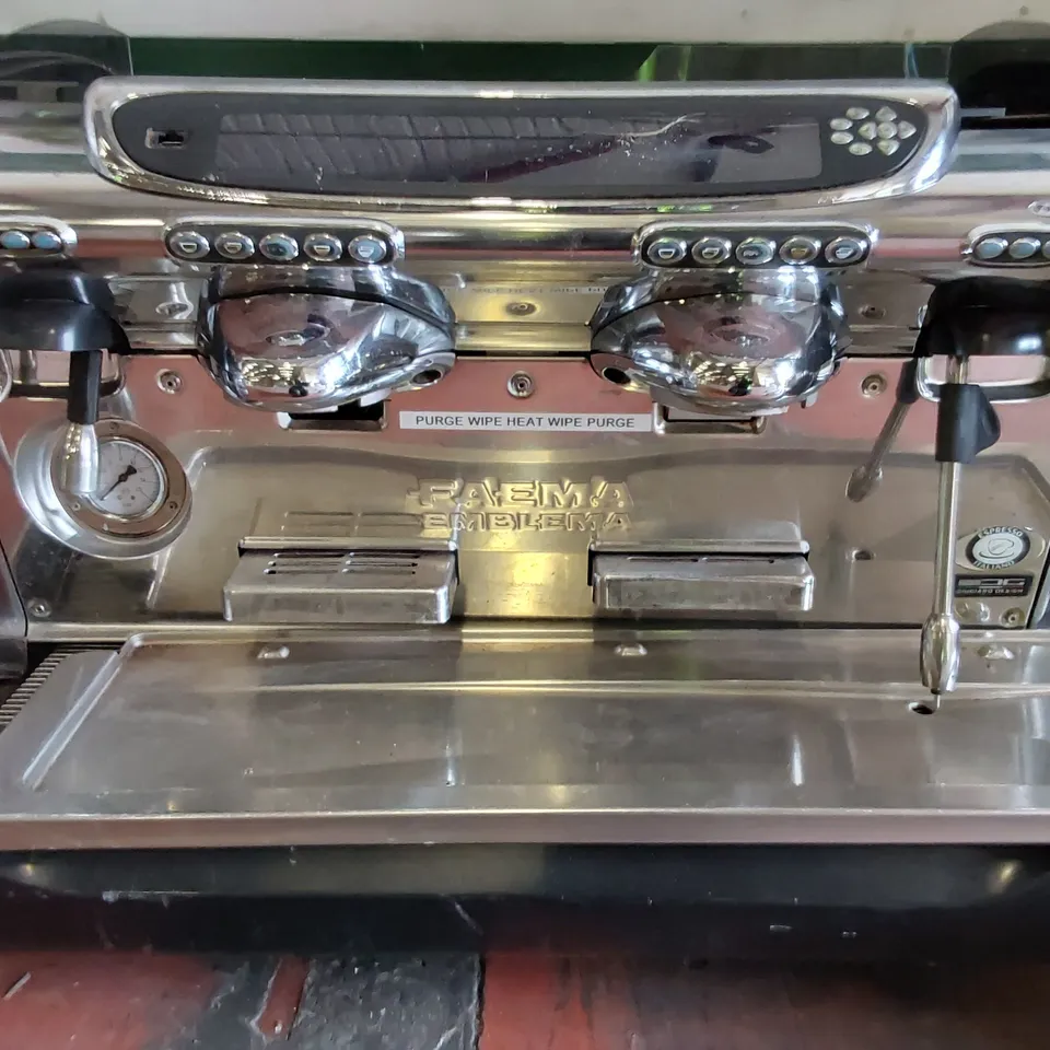 FAEMA EMBLEMA 2 GROUP ESPRESSO MACHINE 