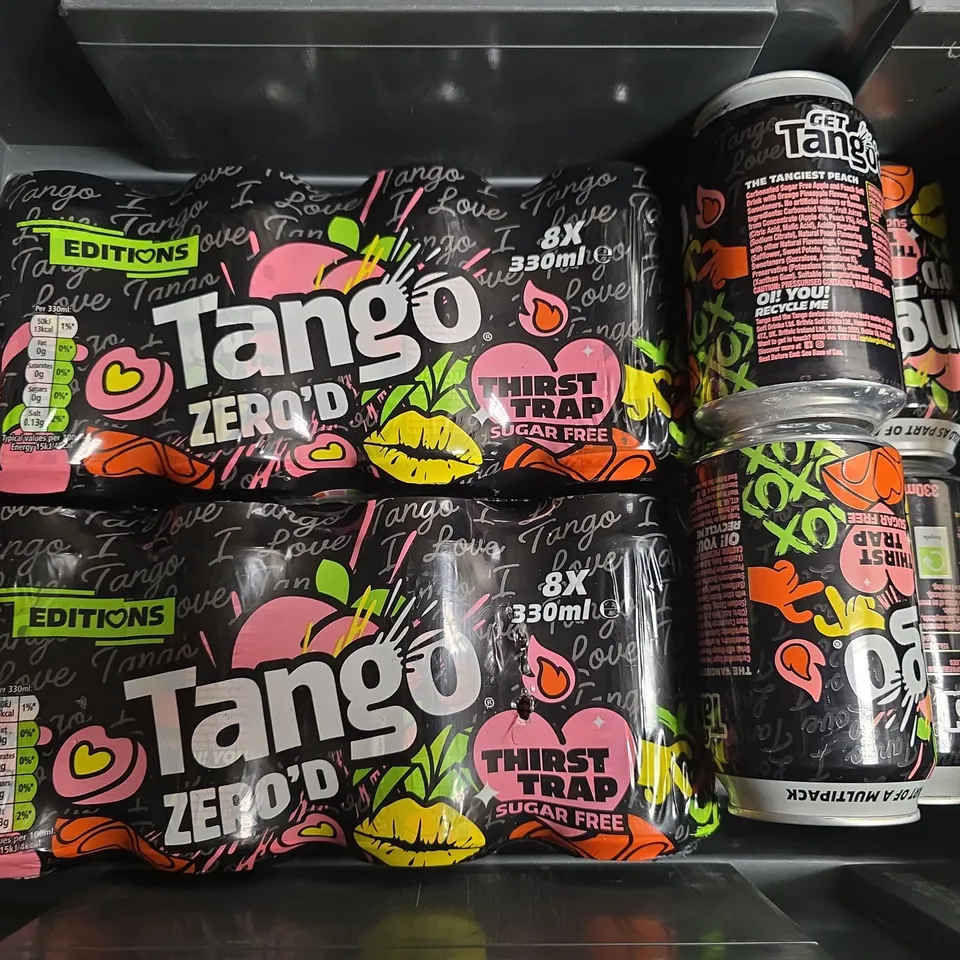 APPROXIMATELY 22 TANGO ZERO'D THIRST TRAP CANS (330ML)
