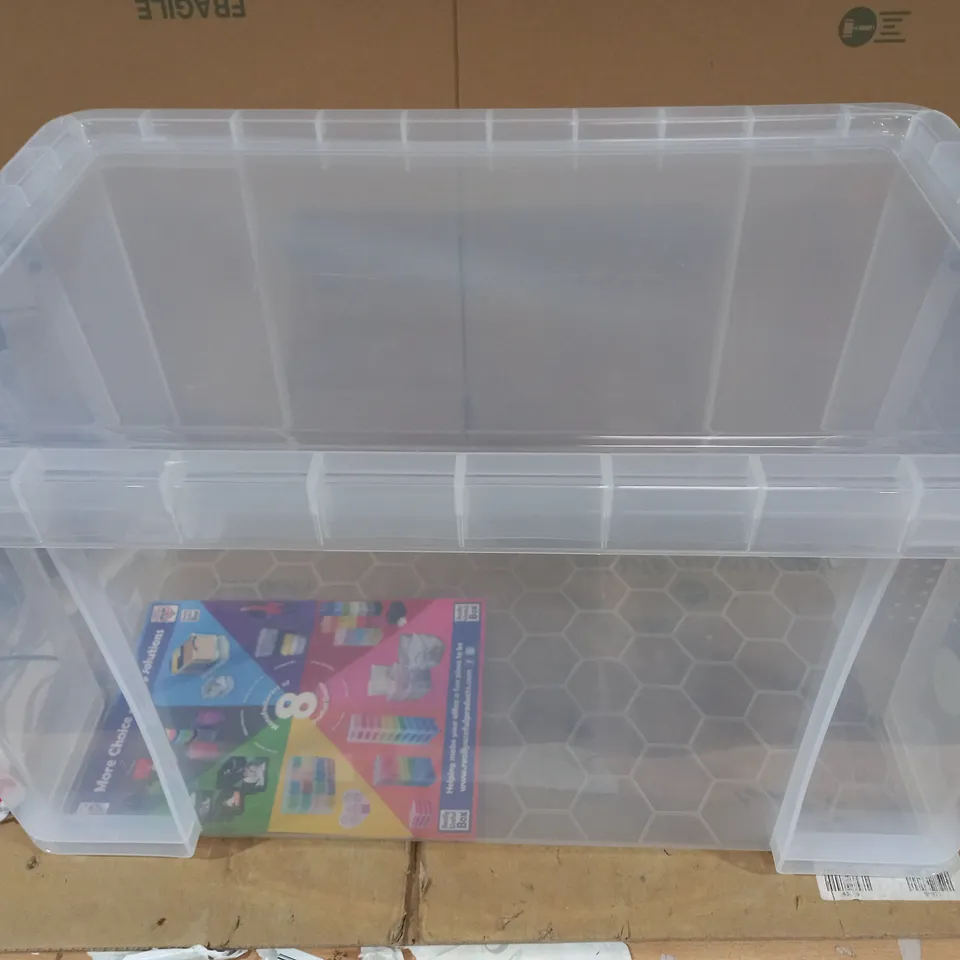 REALLY USEFUL STORAGE CONTAINER - CLEAR