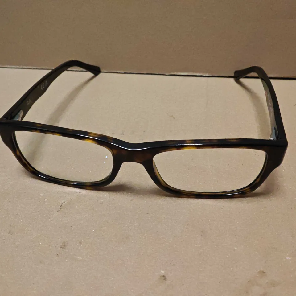 RAY BAN BROWN FRAMED GLASSES IN CARRY CASE