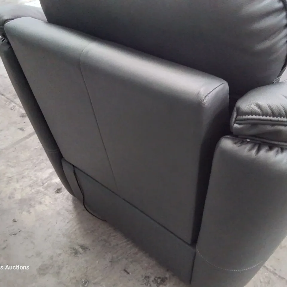 QUALITY BRITISH DESIGNER & MANUFACTURED G PLAN JACKSON POWER RECLINING EASY CHAIR CAMBRIDGE PETROL BLUE LEATHER 