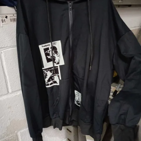 MENS LIGHTWEIGHT ZIPPED HOODIE SIZE XL
