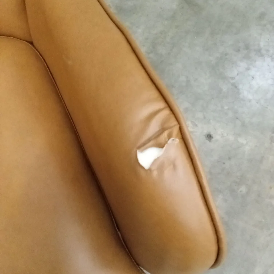 CAHYADI 76cm W MODERN FAUX LEATHER WINGBACK CHAIR