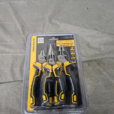 TOUGH MASTER 3-PIECE LEVERAGE PLIERS SET (TM-PS766) – BLISTER PACK