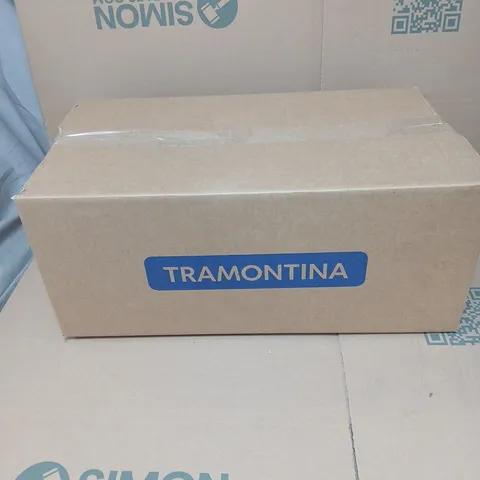 TRAMONTINA STAINLESS STEEL COOKWARE SET BOXED