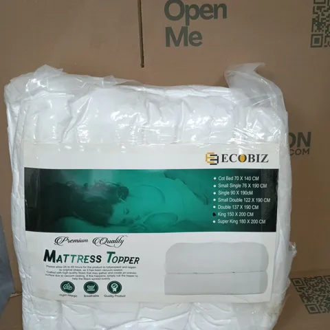 ECOBIZ MATTRESS TOPPER – KING SIZE