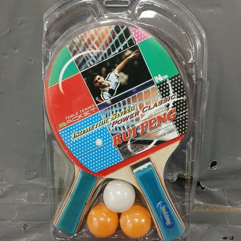 BOXED TABLE TENNIS RACKET ISOMETRIC SWING POWER CLASSIC RUI FENG
