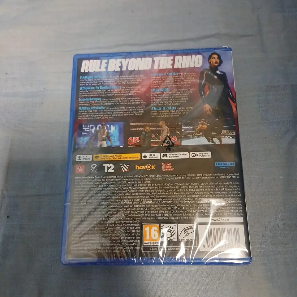 WWE 2K25 – PLAYSTATION 5 (PS5) GAME – SEALED