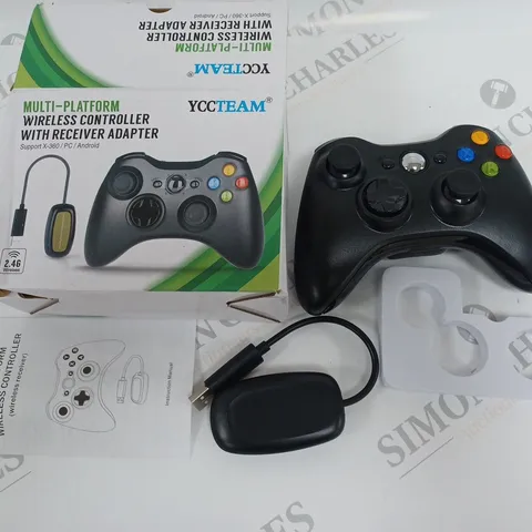 BOXED MULTI-PLATFORM WIRELESS CONTROLLER WITH RECEIVER ADAPTER
