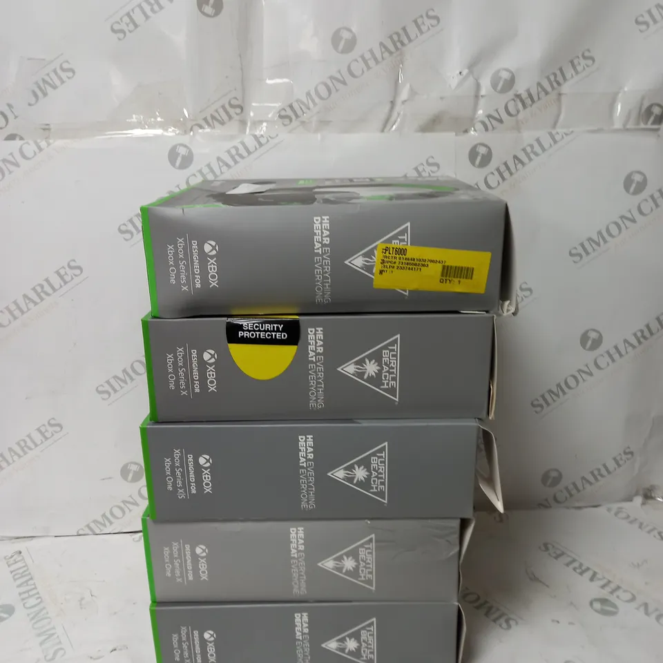 5X TURTLE BEACH RECON 50X HEADSETS - BLACK 