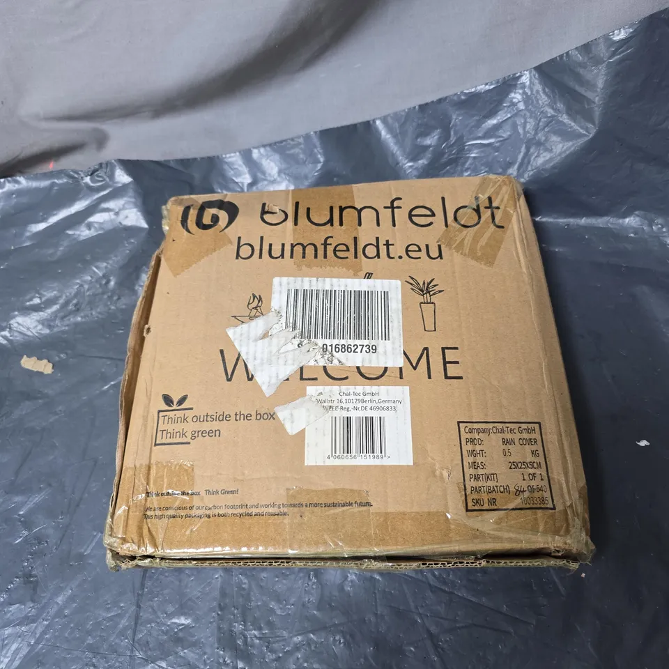 BLUMFELDT RAIN COVER BOXED